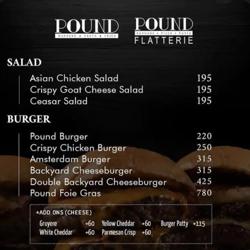 Pound menu Clubhouse